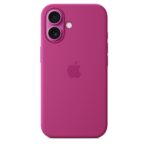 iPhone 16 Silicone Case with MagSafe – Fuchsia
