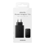 Samsung 65W PD Power Adapter Trio (2x USB-C + 1x USB-A) - Image 2