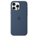 iPhone 16 Pro Max Silicone Case with MagSafe – Denim - Image 3