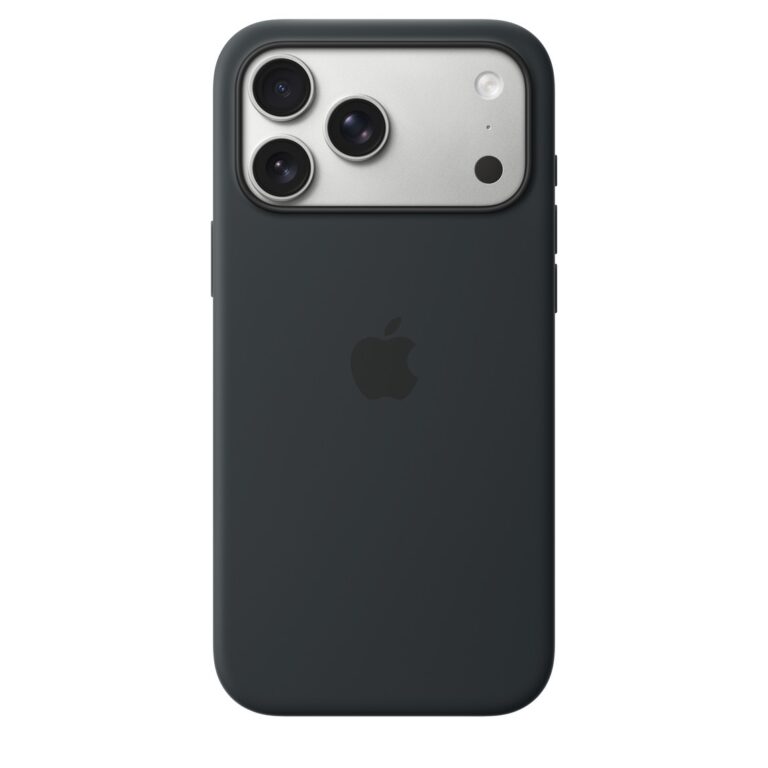 iPhone 17 Pro Max Silicone Case with MagSafe – Black
